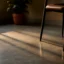 Chair shadows on polished concrete floor