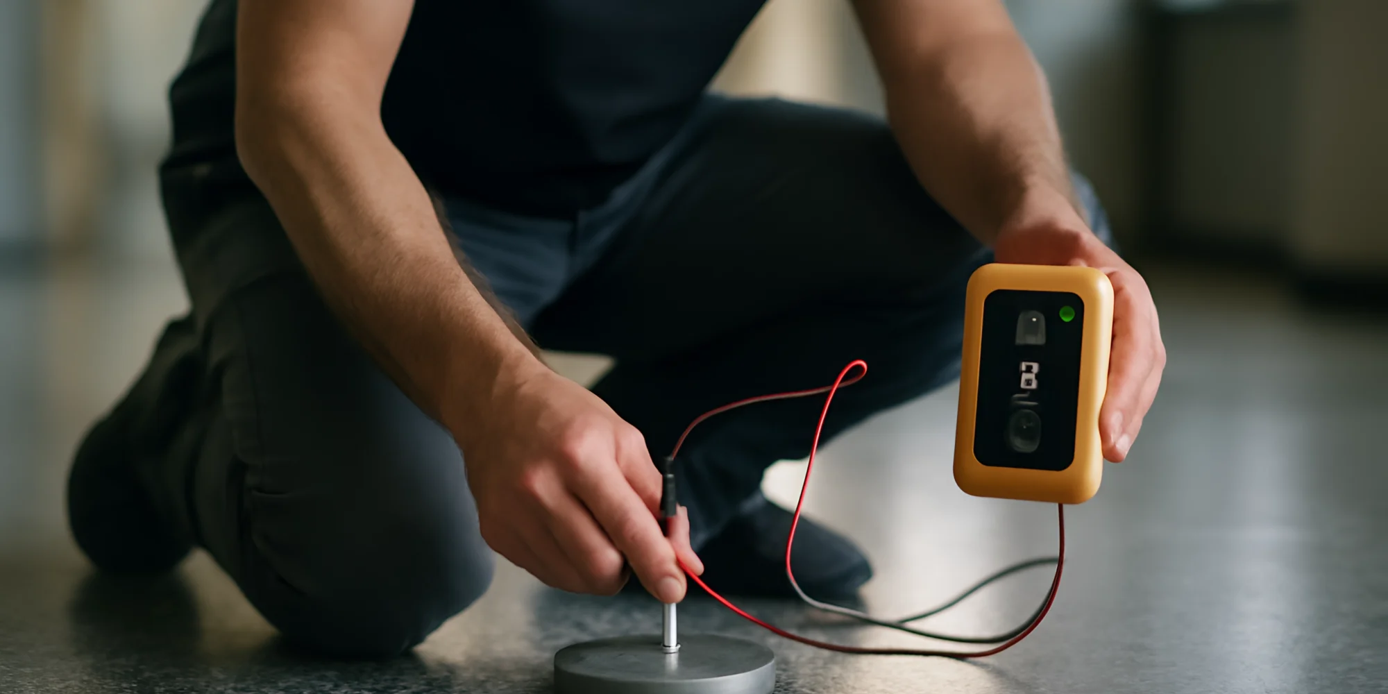 Magnetic field meter measuring device